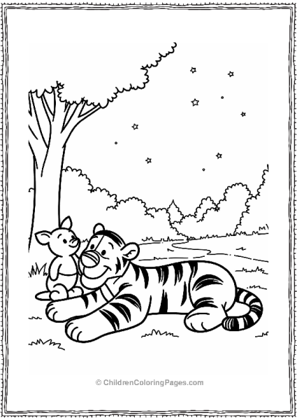 Tigger And Friends Stargazing Free PDF Printable