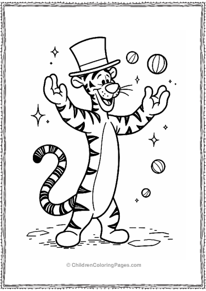 Tigger’s Hat Trick Free PDF Printable