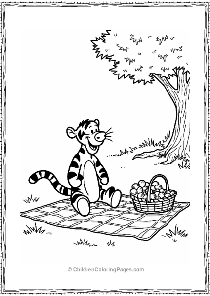 Tigger’s Joyful Picnic Setup Free PDF Printable