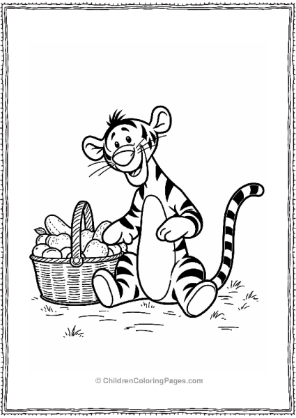 Tigger’s Picnic Day Free PDF Printable