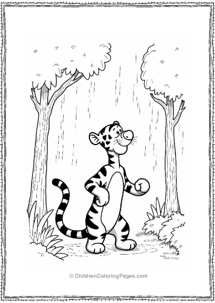 Tigger’s Rainy Day Adventure Free PDF Printable