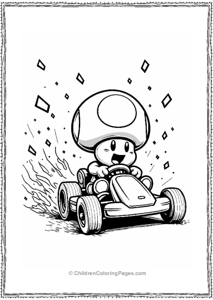 Toad’s Exciting Race Finish Free PDF Printable