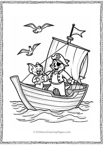 Tom And Jerry In A Pirate Adventure Free PDF Printable