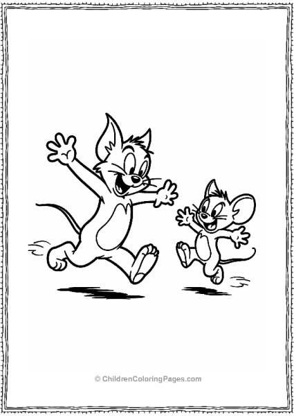 Tom And Jerry In A Race Of Surprises Free PDF Printable