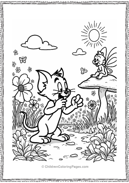 Tom In A Fairy Garden Free PDF Printable