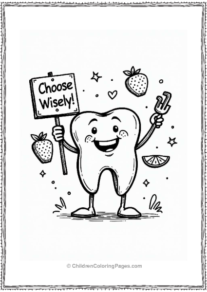 Tooth Choose Wisely Free PDF Printable