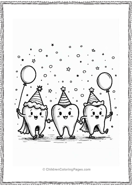 Tooth Parade Celebrating Dental Health Free PDF Printable