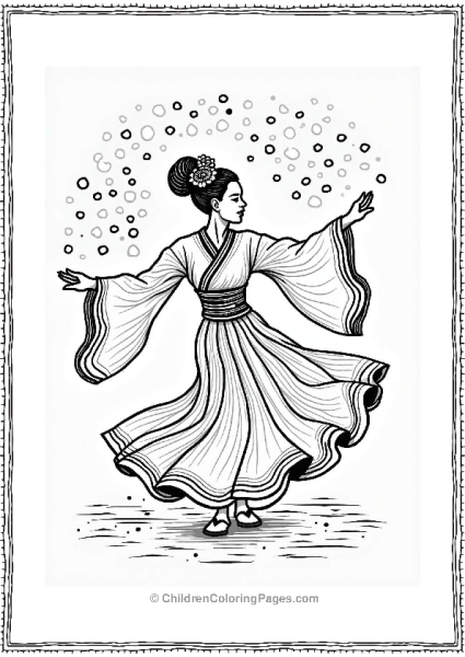 Traditional Cherry Blossom Dance Free PDF Printable