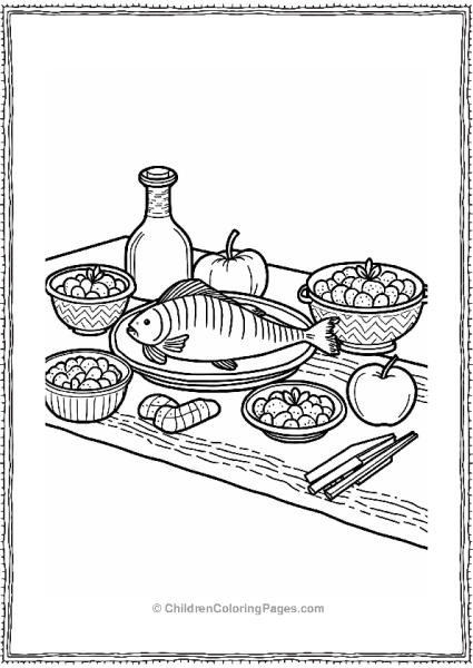 Traditional New Year Feast Free PDF Printable