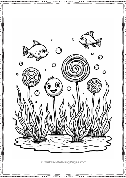 Underwater Lollipop Garden Free PDF Printable