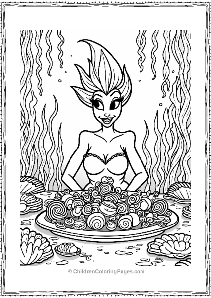 Ursula’s Underwater Feast Free PDF Printable