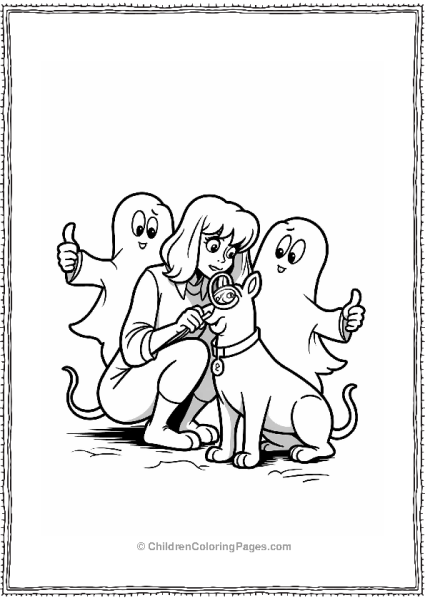 Velma Solving A Mystery With Ghosts Free PDF Printable