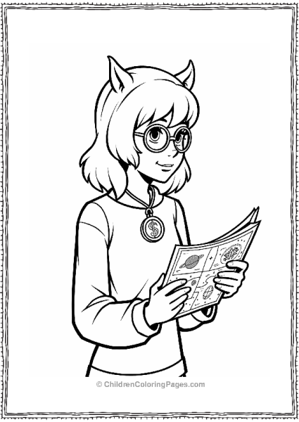 Velma Solving A Space Puzzle Free PDF Printable