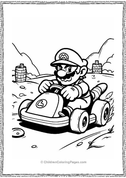 Wario’s Go Kart Adventure Free PDF Printable