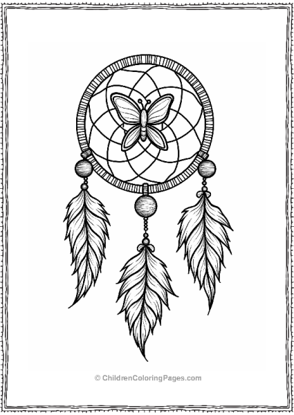 Whimsical Dreamcatcher With Animals Free PDF Printable