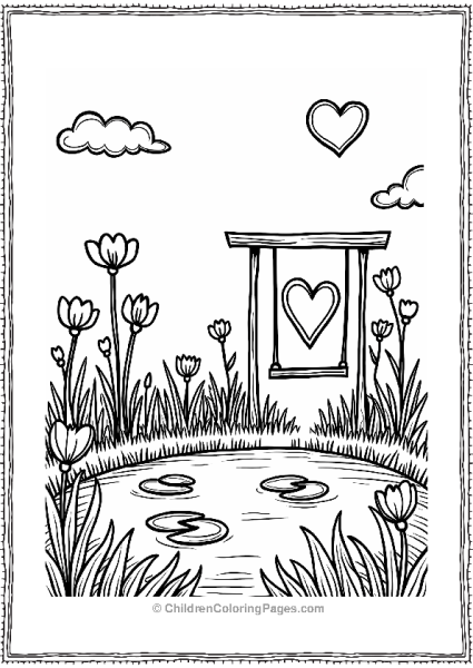 Whimsical Heart Garden Free PDF Printable