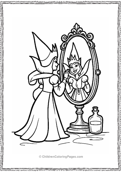 Wicked Queen And Her Magic Mirror Free PDF Printable