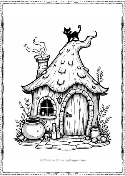 Wicked Witch’s Cozy Hut Free PDF Printable