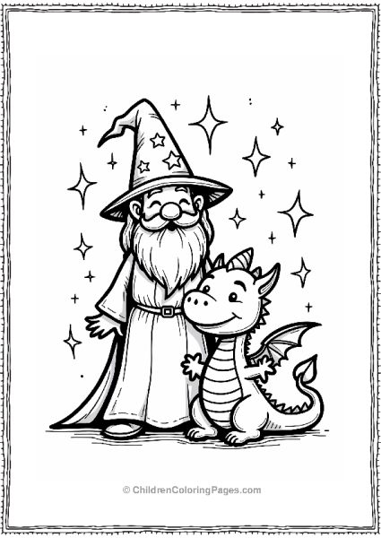 Wizard And His Dragon Free PDF Printable