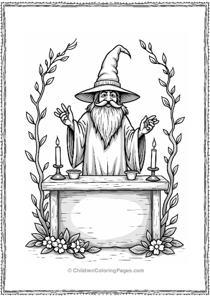 Wizard At An Altar Free PDF Printable