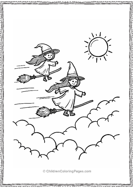 Wizard Flying Lessons In The Sky Free PDF Printable