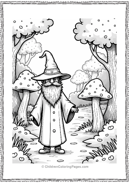 Wizard In The Enchanted Forest Free PDF Printable