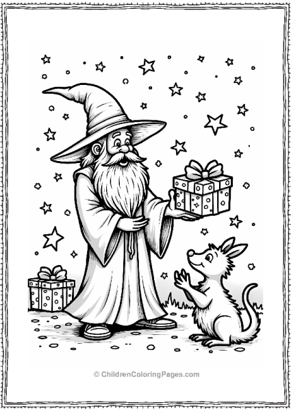 Wizard’s Gift Giving To Magical Creatures Free PDF Printable