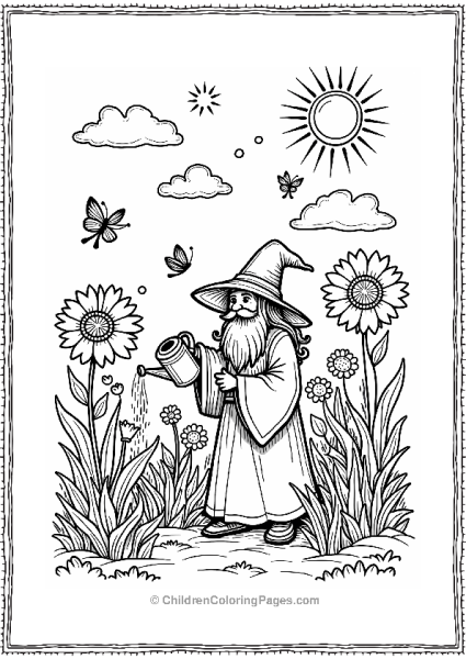 Wizard’s Magical Garden Free PDF Printable