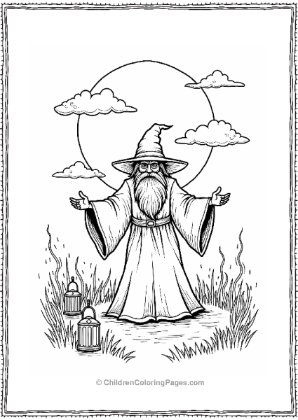 Wizard’s Moonlit Ritual Free PDF Printable