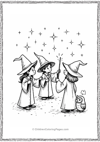 Wizard In Training Practicing Spells Free PDF Printable