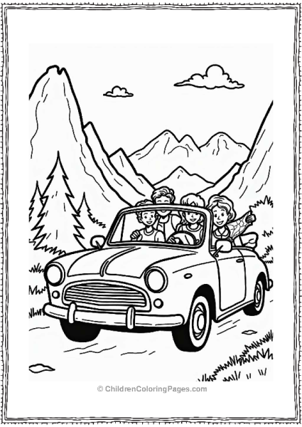 1950s Family Road Trip Adventure Free PDF Printable