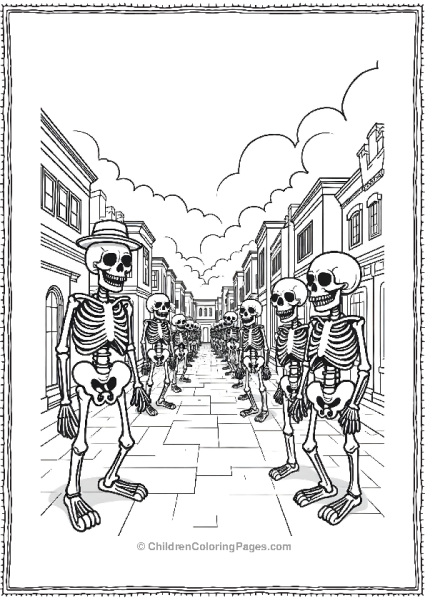 A City Plaza In Land Of Dead Free PDF Printable