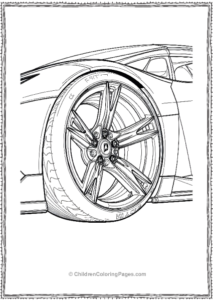 A Closeup Of The Lamborghini Vision GTs Free PDF Printable