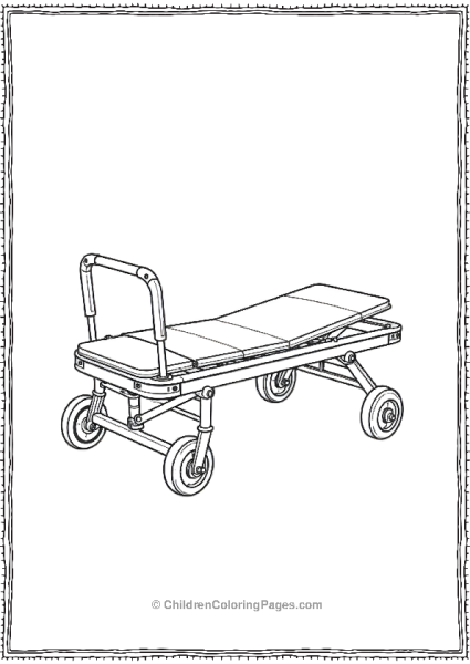 A Stretcher With Foldable Legs Free PDF Printable