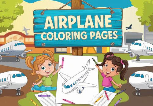 Airplane Coloring Pages – Download Free PDF Printables ✈️