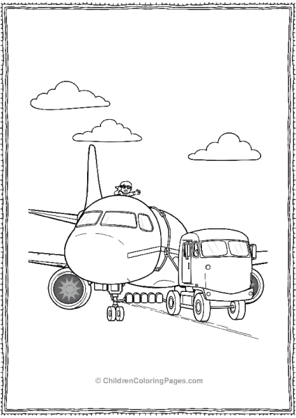 Airplane Refueling A Grounded Airplane Free PDF Printable