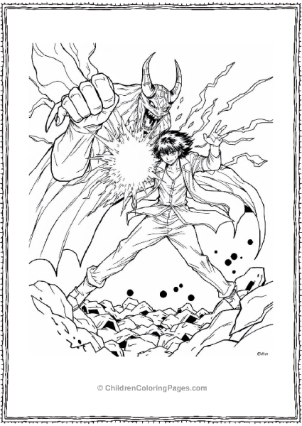 Aki Performing A Powerful Attack Free PDF Printable