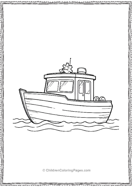 Ambulance Boat Free PDF Printable