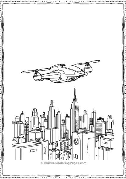 Ambulance Drone Free PDF Printable