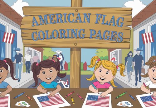 American Flag Coloring Pages – Download Free Printable PDFs 🇺🇸