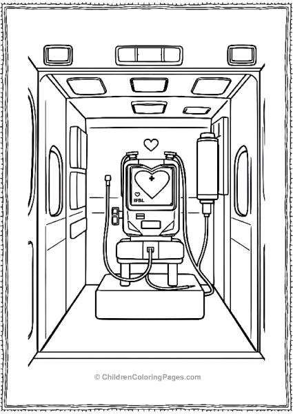 An Oxygen Tank In An Ambulance Scaled Free PDF Printable