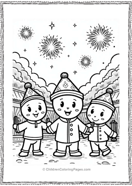 Anpanman And Friends At The Festival Free PDF Printable