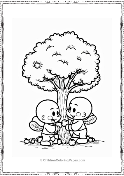 Anpanman And Friends Fruit Picking Free PDF Printable