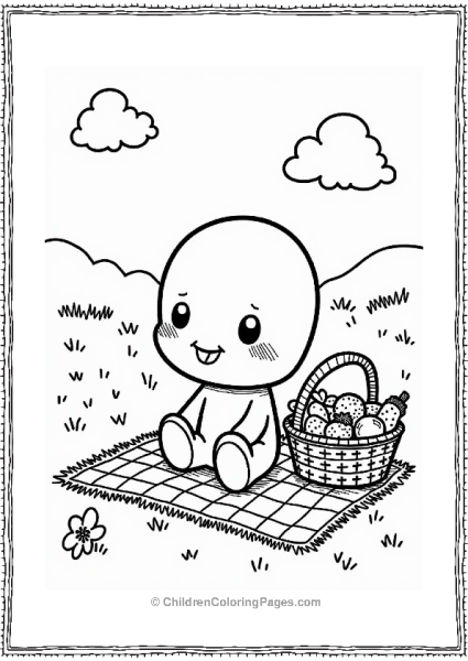 Anpanman At A Spring Picnic Free PDF Printable