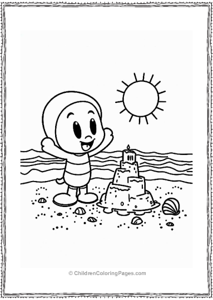 Anpanman At The Beach Free PDF Printable