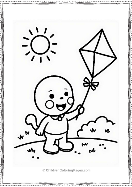 Anpanman Crafting A Colorful Kite Free PDF Printable