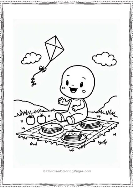 Anpanman Enjoying A Picnic Free PDF Printable