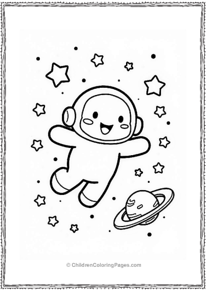 Anpanman Floating In Space Free PDF Printable