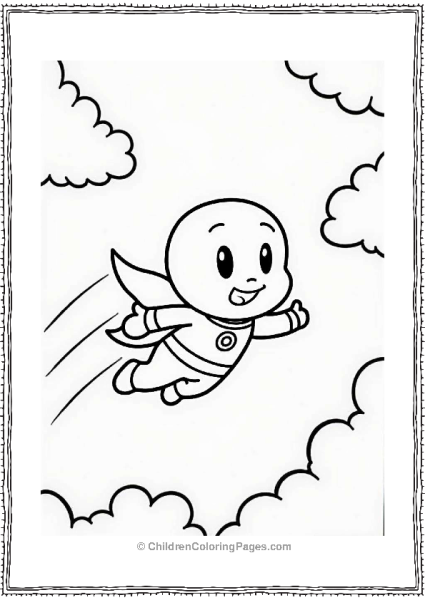 Anpanman Flying High In The Sky Free PDF Printable