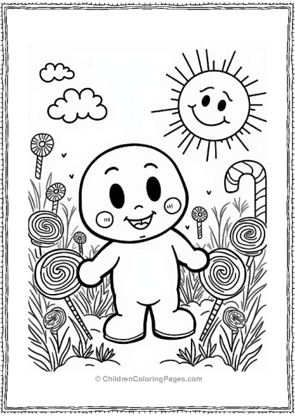 Anpanman In Candy Land Free PDF Printable